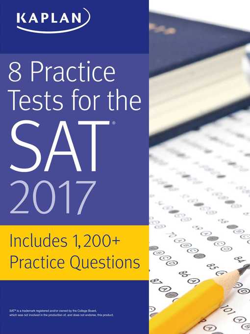 Cover image for 8 Practice Tests for the SAT 2017